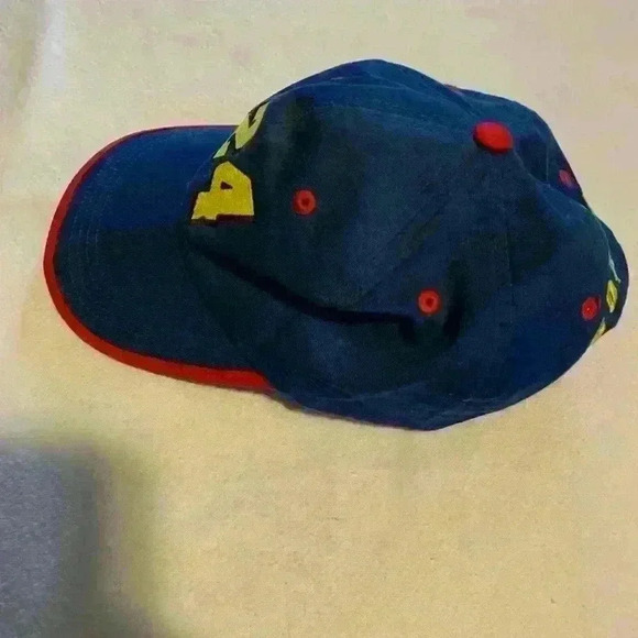 Vintage Jeff Gordon cap/ hat, NASCAR, NWOT, adjustable cap, blue, red & yellow - Picture 4 of 9